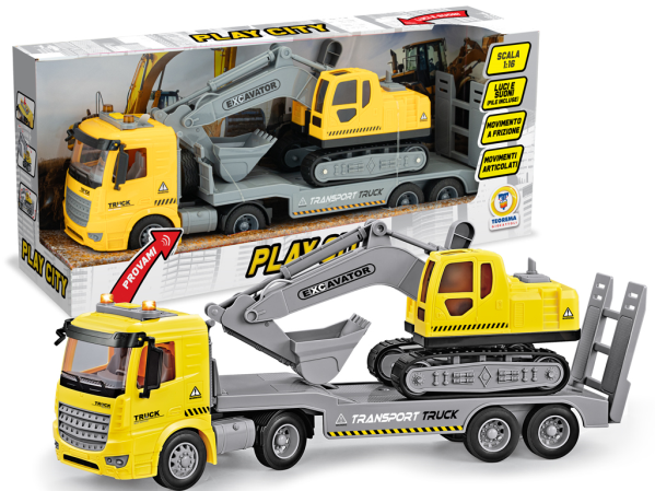 CAMION CON ESCAVATORE A FRIZIONE — immagine 1