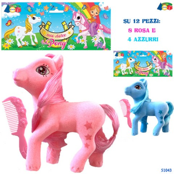 PONY FLOCCATO IL MIO DOLCE PONY — immagine 1