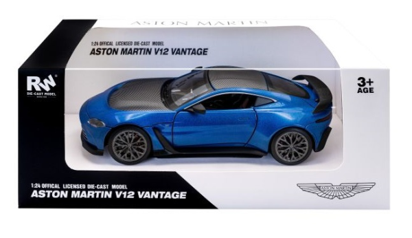 AUTO 1:24 ASTON MARTIN VANTAGE BLUE/B — immagine 1