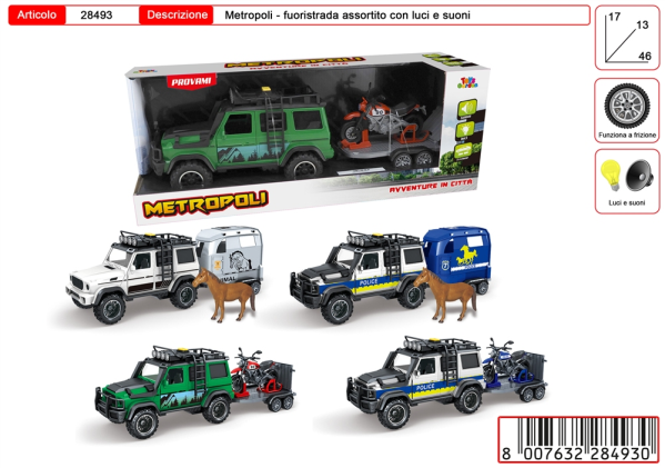 METROPOLI OFF ROAD CON RIMORCHIO
