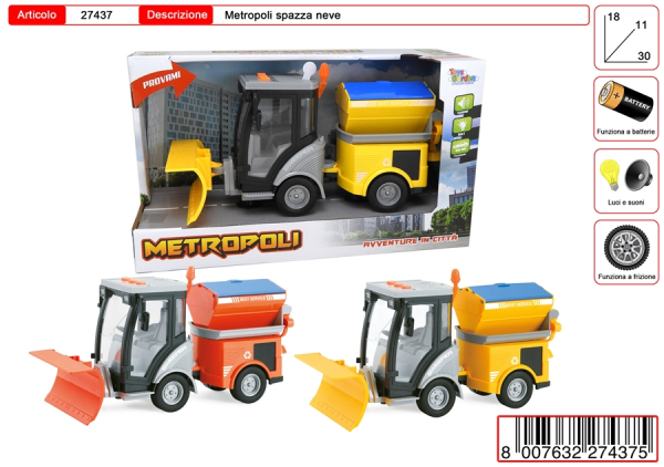METROPOLI SPAZZA NEVE — immagine 1