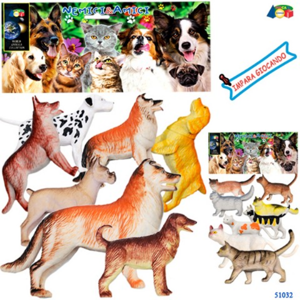 BUSTA CANI E GATTI NEMICI E AMICI ASS — immagine 1