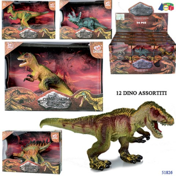 DINOSAURI IN SCAT.VETRINA ASS.(12) — immagine 1