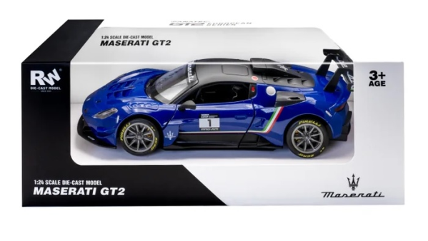 AUTO 1:24 MASERATI GT2 BLUE — immagine 1