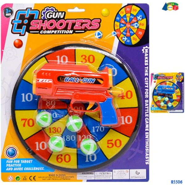 SET DARDO VELCRO C/PISTOLA E 4 PALLINE