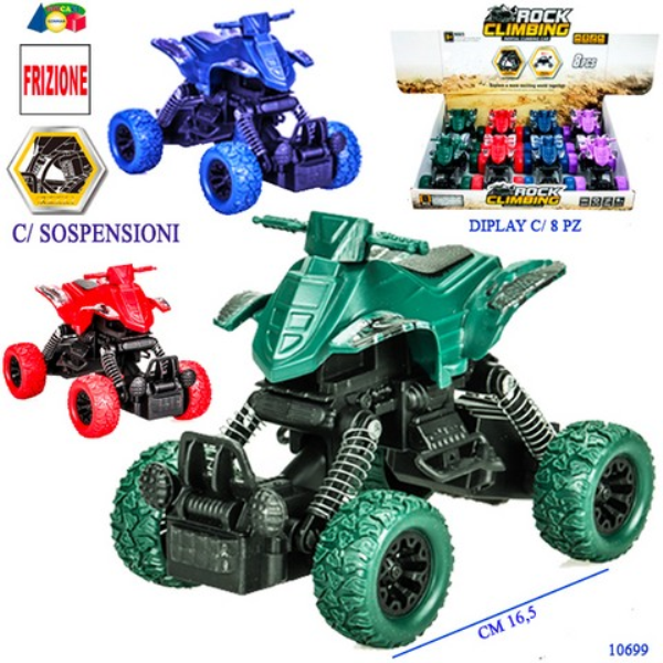 DS QUAD FRIZ. C/SOSPENSIONI ASS. — immagine 1