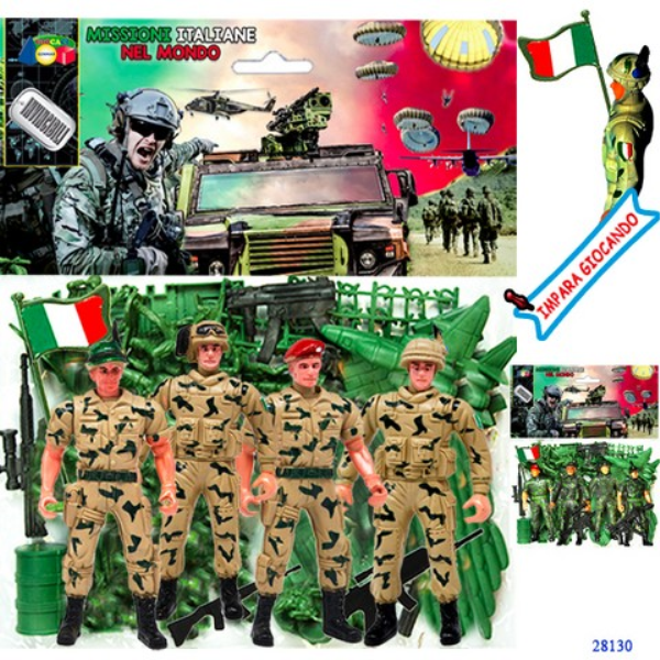 SOLDATINI BUSTA ITALIANI MISSIONE MILITARE ASS. — immagine 1
