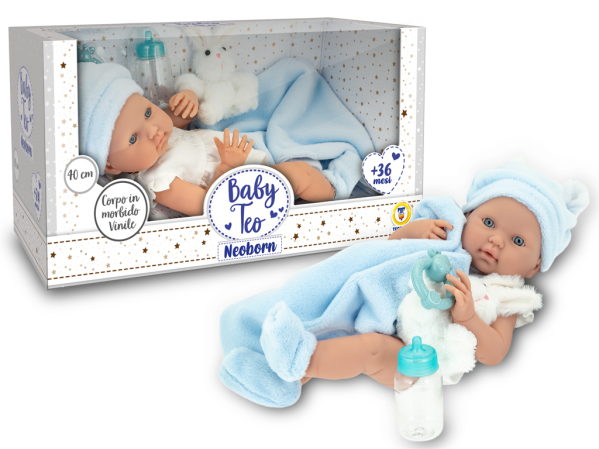 BABY NEONATO CM. 40 C/ACCESSORI