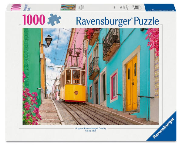 Puzzle 1000 pz Tram di Lisbona 1000 pc — immagine 1