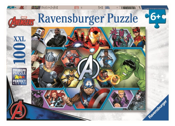 Puzzle 100 pz XXL MARVEL AVENGERS — immagine 1