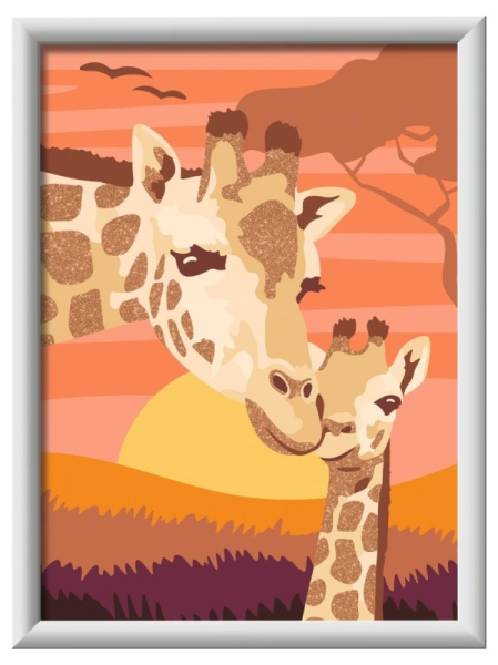 CreArt Serie D - Giraffe al tramonto