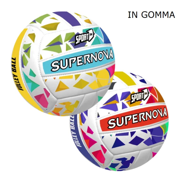 PALLONE VOLLEY SUPERNOVA GOMMA sgonfio
