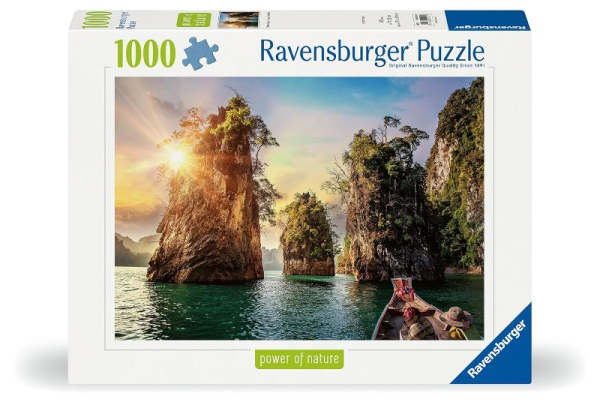 Puzzle 1000 pz Rocce di Cheow Lan, Thailandia 1000
