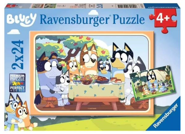 PUZZLE 2 x 24 PZ. BLUEY