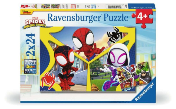 Puzzle 2 X 24 pz Spidey — immagine 1