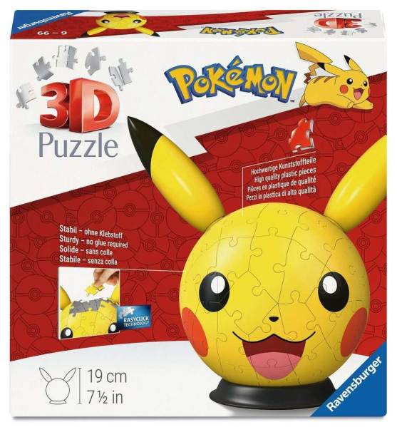 3D PUZZLE BALL POKEMON PIKACHU