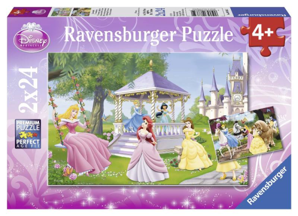 Puzzle 2 X 24 pz Principesse Disney