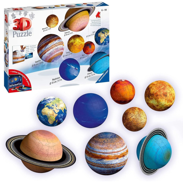 3D PUZZLE IL SISTEMA PLANETARIO 3D — immagine 1