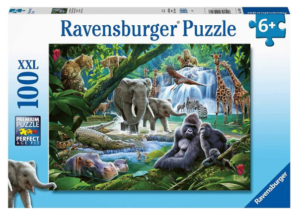 Puzzle 100 pz XXL Animali della giungla