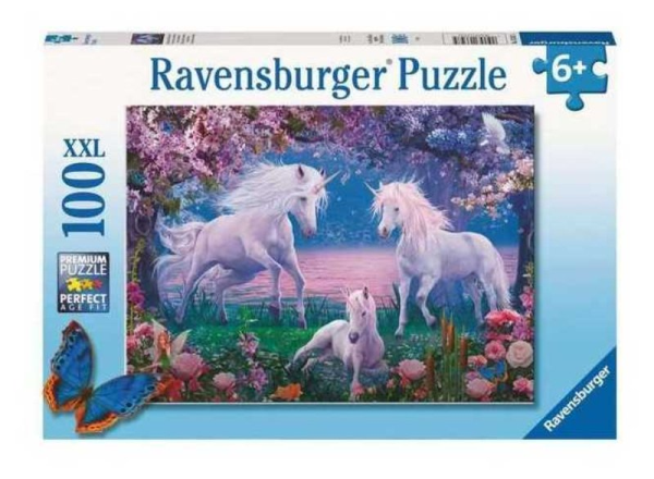 Puzzle 100 pz XXL Unicorni incantati XXL 100 pc