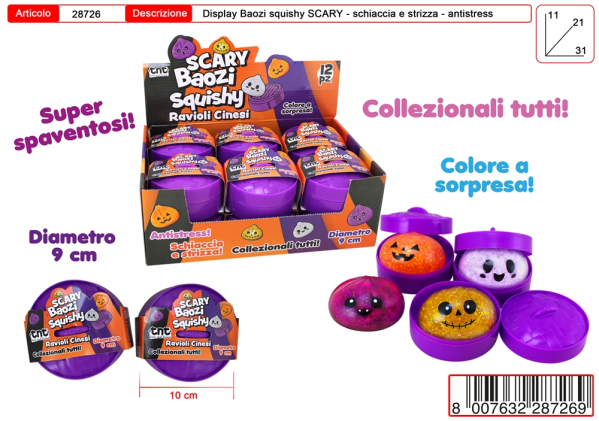 BAOZI SCARY 9cm(12)