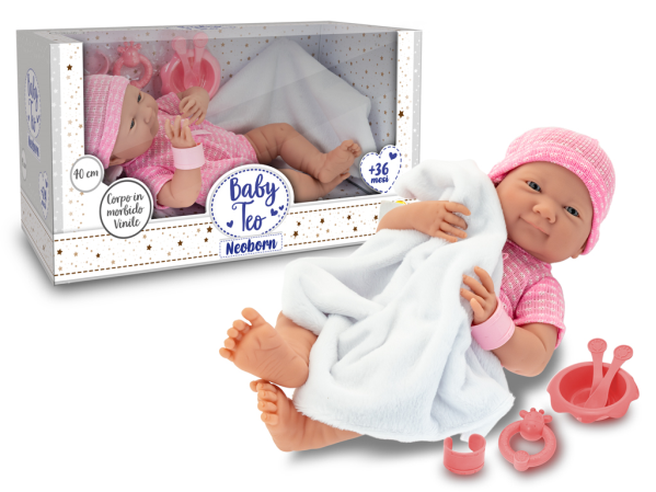 BABY NEONATO CM. 40 C/ACCESSORI