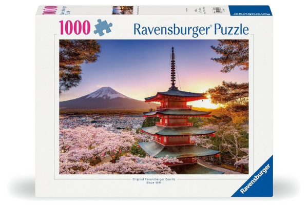 Puzzle 1000 pz Ciliegi in fiore e Monte Fuji