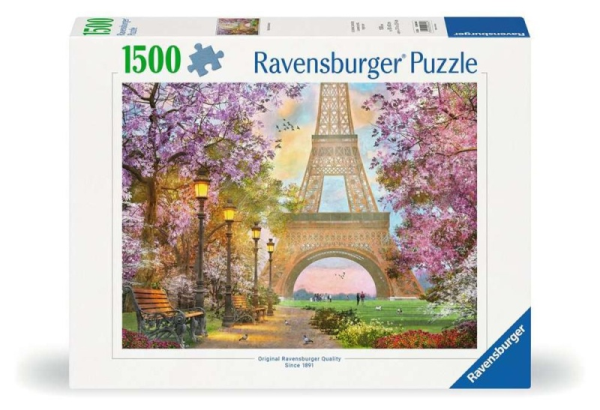 Puzzle 1500 pz Amore a Parigi