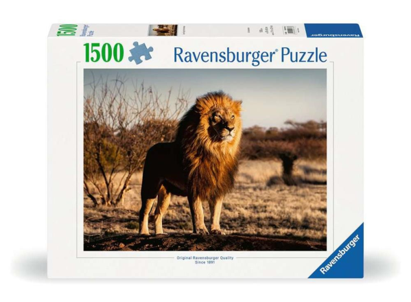 Puzzle 1500 pz Il leone re degli animali