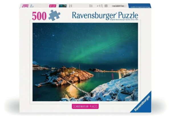 Puzzle 500 pz Aurora boreale a Tromsø, Norvegia? — immagine 1