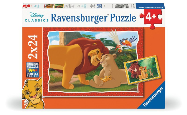 Puzzle 2 X 24 pz Il Re Leone — immagine 1