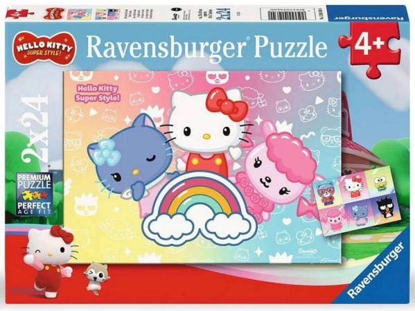 Puzzle 2 X 24 pz Hello Kitty — immagine 1
