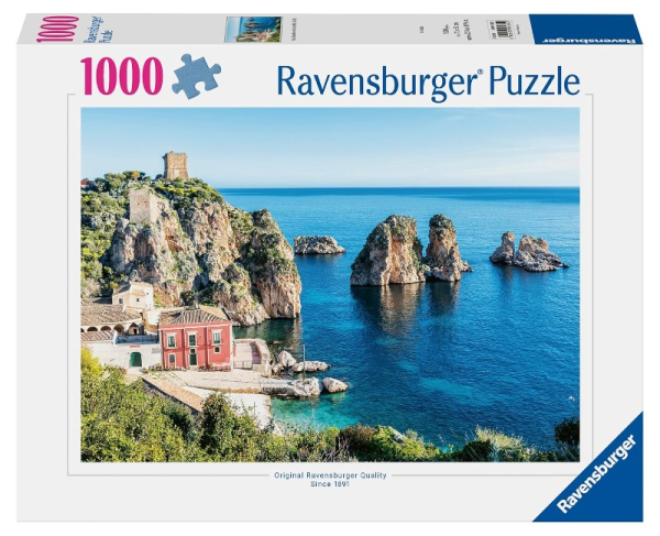Puzzle 1000 pz Faraglioni de Scopello, Sicilia