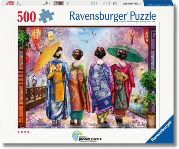 Puzzle 500 pz Passeggiata in fiore