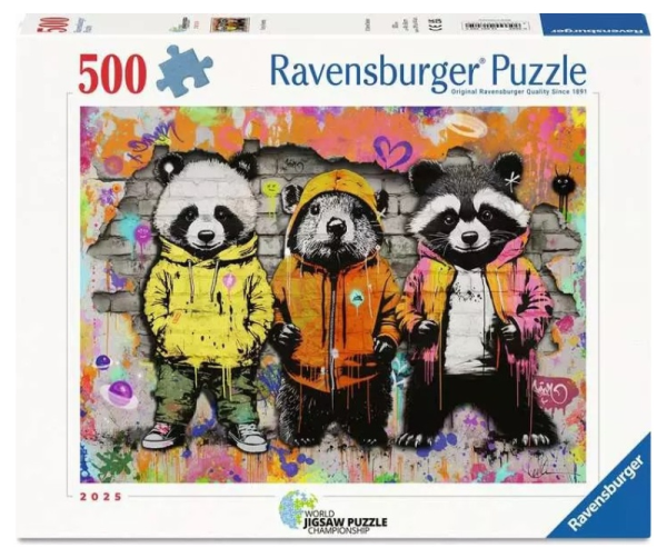 Puzzle 500 pz Amici pelosetti 500 pc — immagine 1