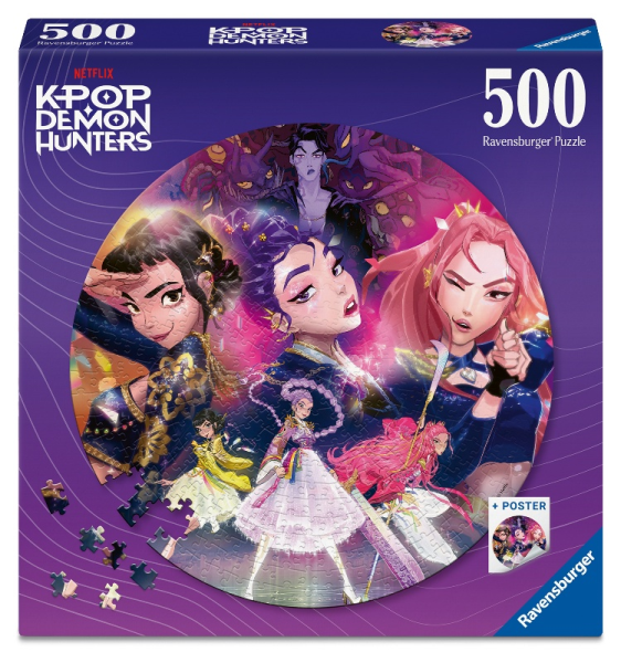 Puzzle 500 pz K-Pop Demon Hunters Round