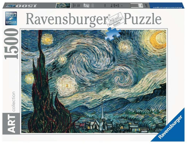 Puzzle 1500 pz Van Gogh: Notte stellata