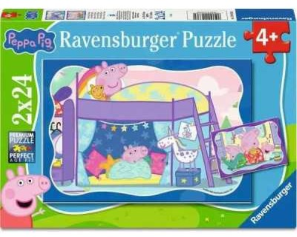 Puzzle 2 X 24 pz Peppa Pig