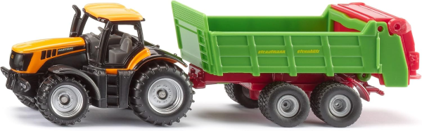 Siku TRATTORE JCB CON RIMORCHIO SRTAUTMANN