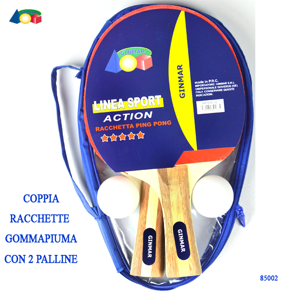 RACCHETTA PING PONG SET 2 RACCHETTE LUSSO — immagine 1
