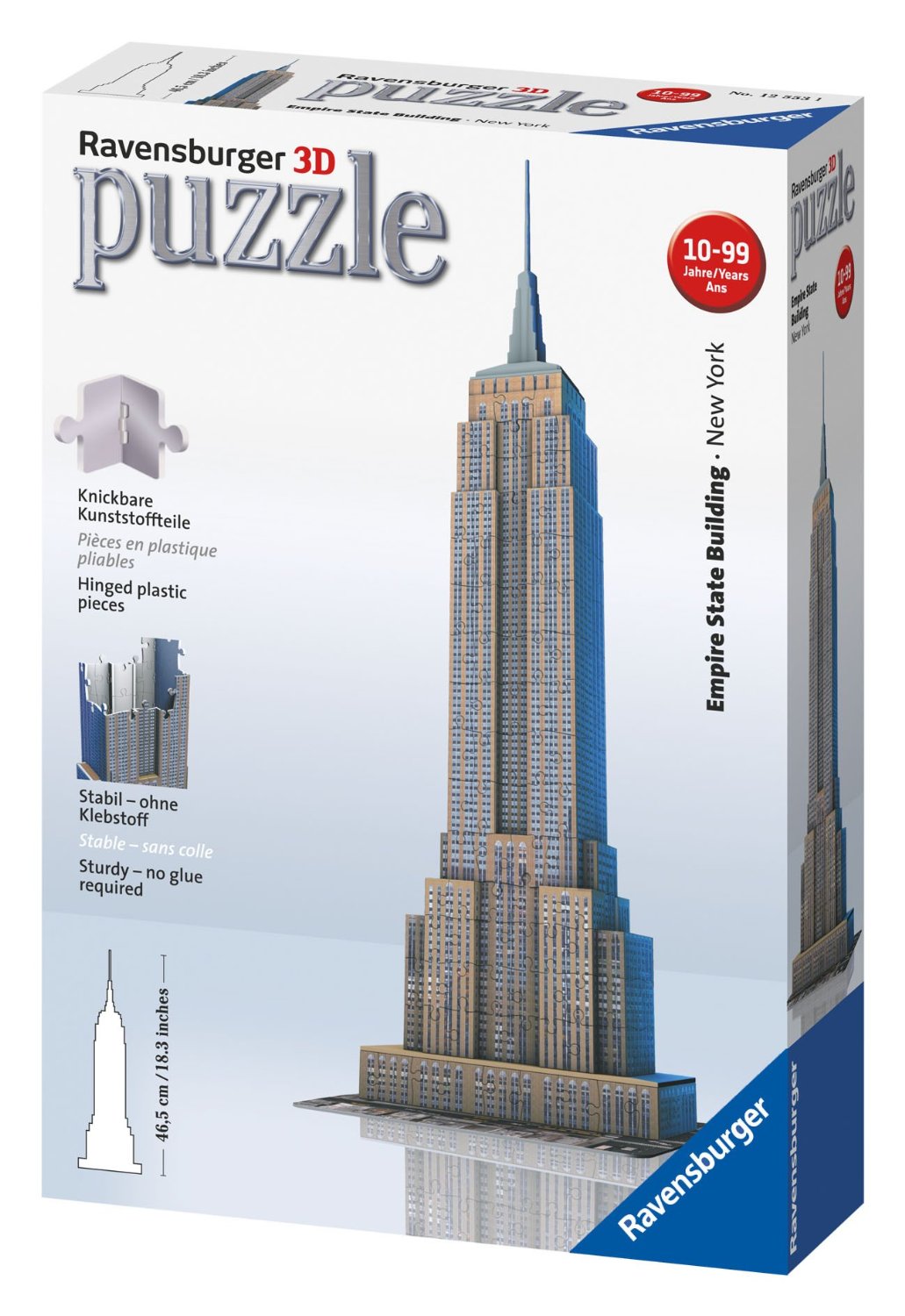 3D PUZZLE EMPIRE STATE BUILDING 216 PZ. — immagine 1