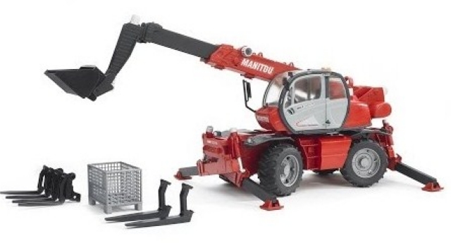 BRUDER MANITOU TELESCOPIC FORKLIFT MRT 2150 — immagine 1