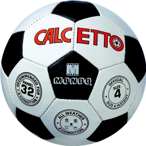 PALLONE CUOIO sgonfio CALCETTO N.4