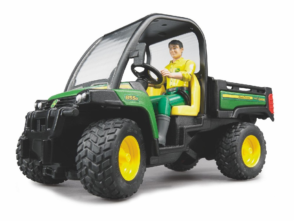 BRUDER JOHN DEERE GATOR C/DRIVER — immagine 1
