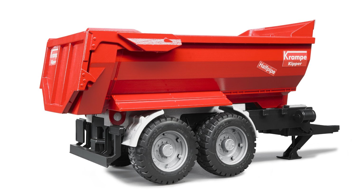 BRUDER TANDEM-HALFPIPE TIPPING TRAILER — immagine 1