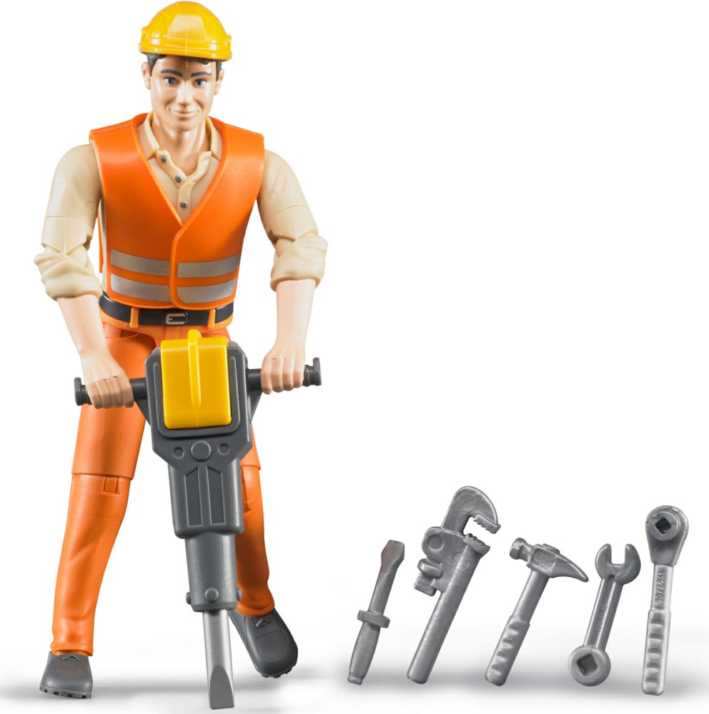 BRUDER PERSONAGGIO OPERAIO IN CANTIERE — immagine 1