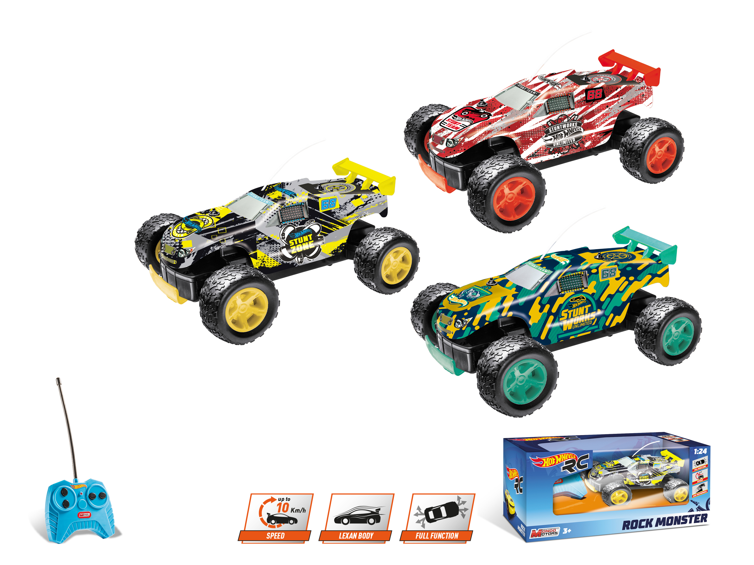 1:24 R/C HOT WEELS MONSTER