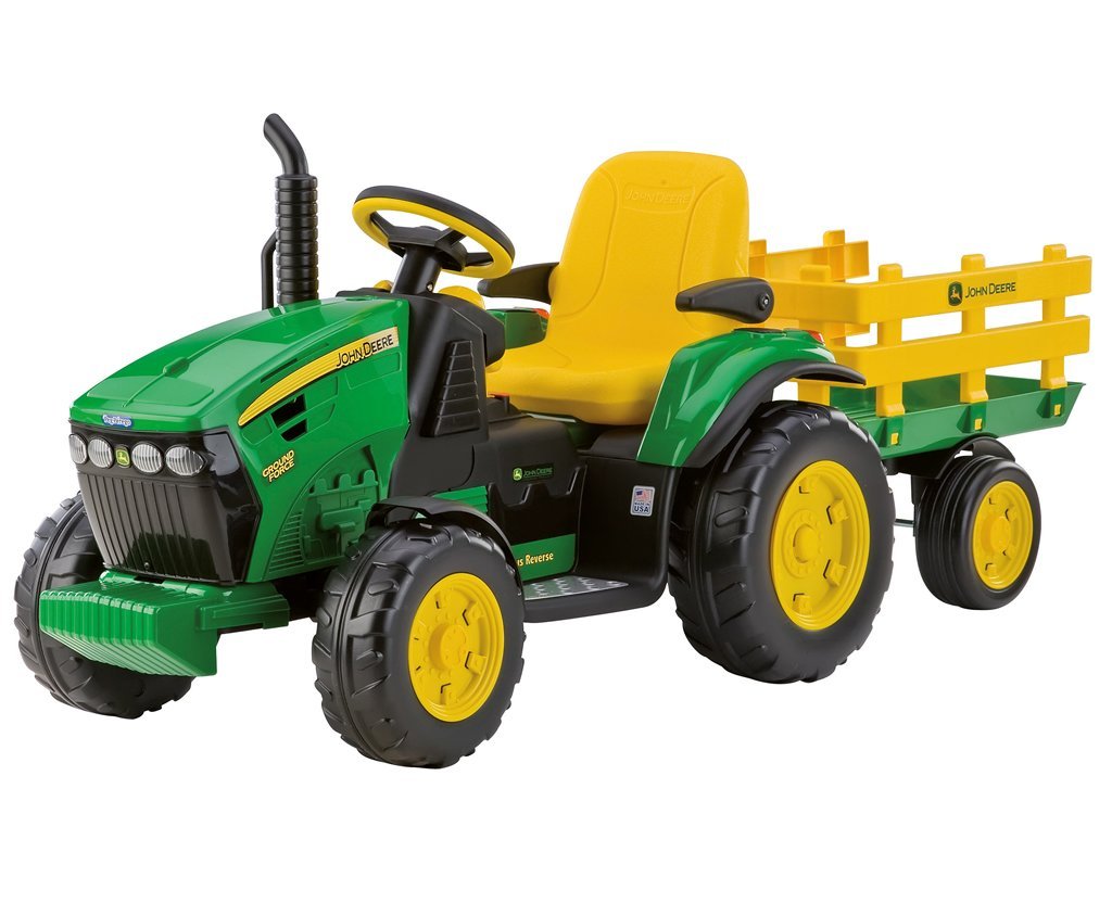 TRATTORE JOHN DEERE GROUND FORCE C/RIMORCHIO