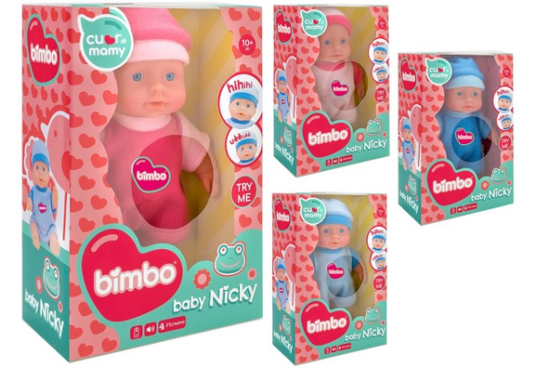 BAMBOLOTTO 21CM. C/SUONI new 40866