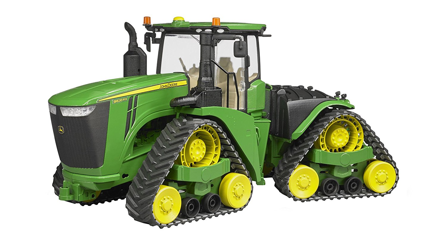 BRUDER TRATTORE JOHN DEERE 9620RX CON CONGOLI